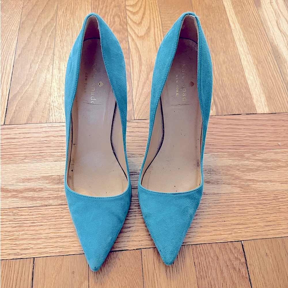 Kate Spade Turquoise Heels